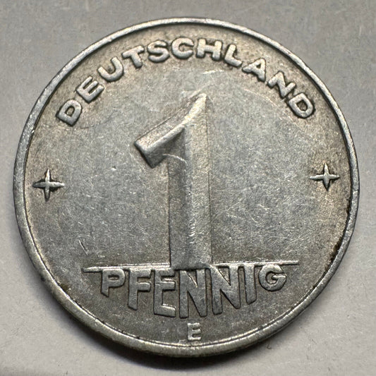 1952 Germany 1 Pfennig - Beautiful Coin - #A-073