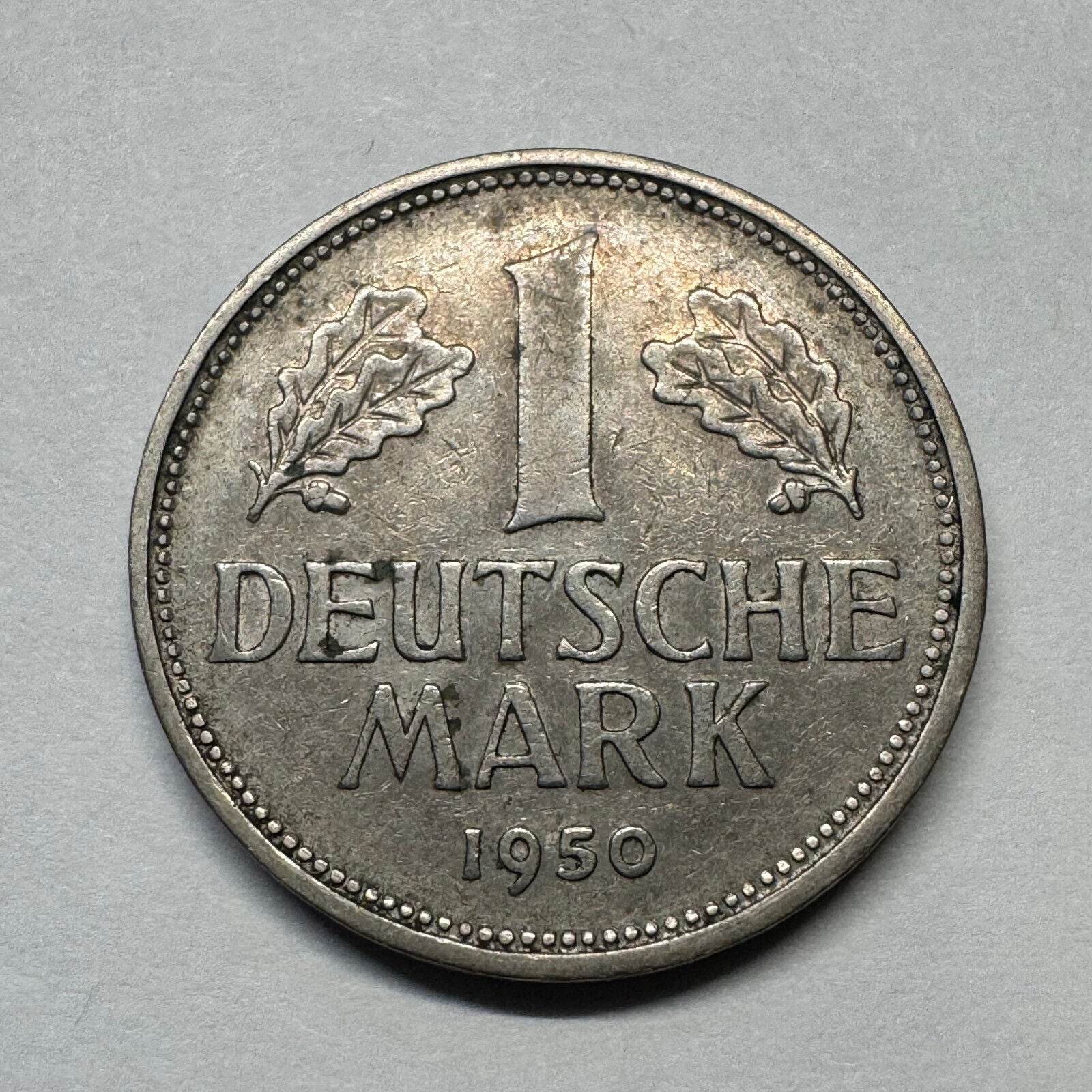 1950 Germany 1 Mark - Beautiful Coin - #B-030