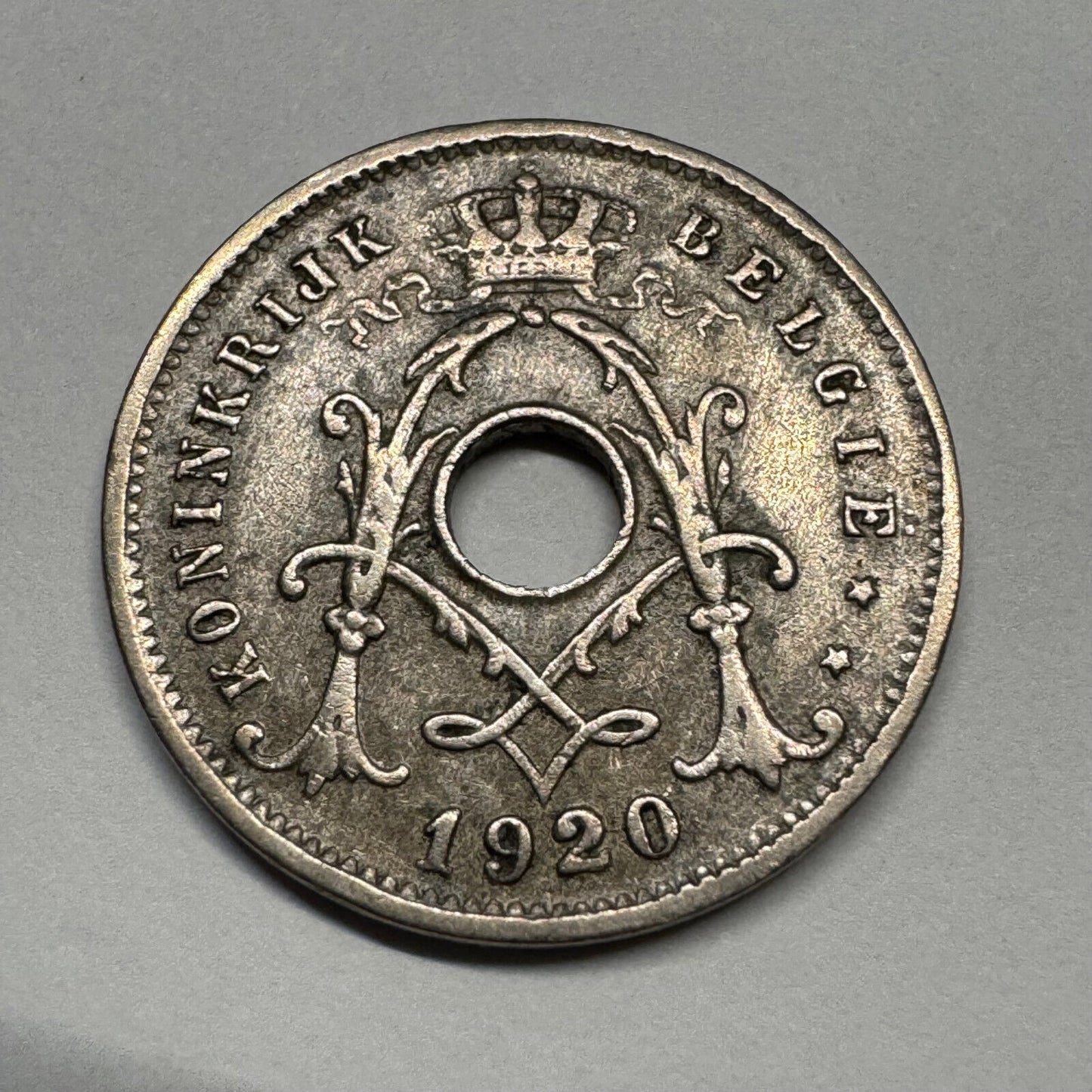 1920 Belgium 5 Centimes - Beautiful Coin - #B-055