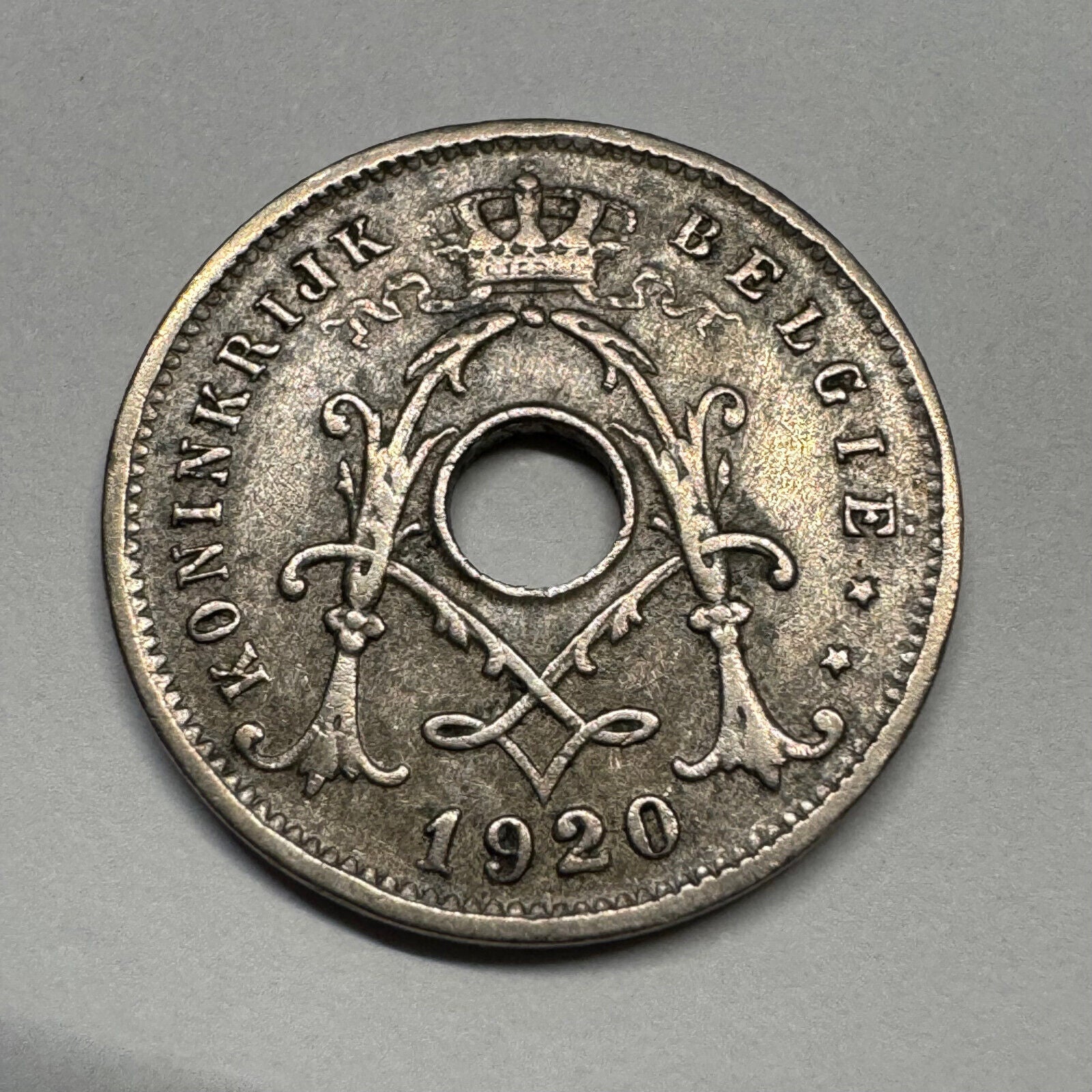 1920 Belgium 5 Centimes - Beautiful Coin - #B-055