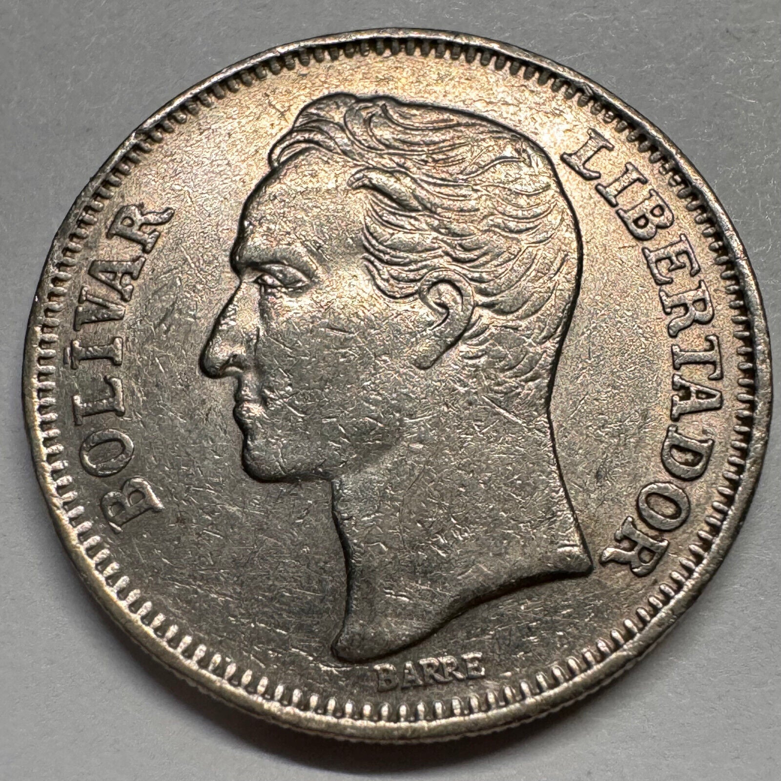 1967 Venezuela 1 Bolivar - Beautiful Coin - #A-065