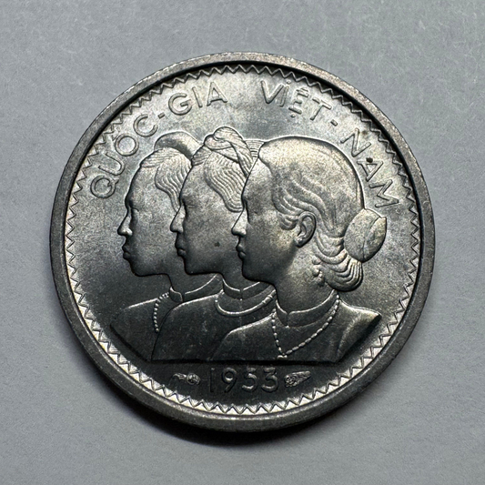 1953 Vietnam 10 Su - Beautiful Coin - #B-031