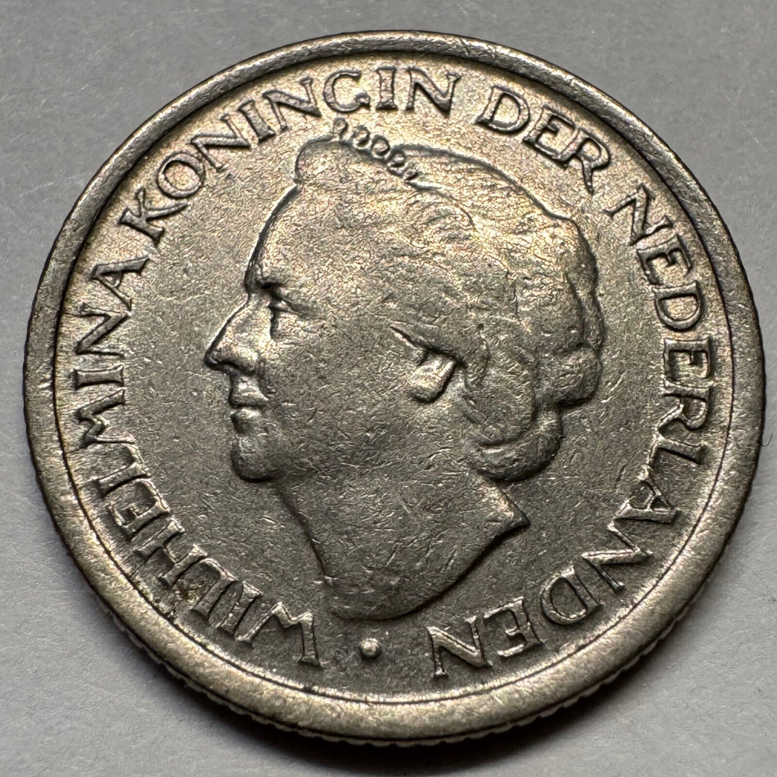 1948 Netherlands 25 Cents - Beautiful Coin - #A-084