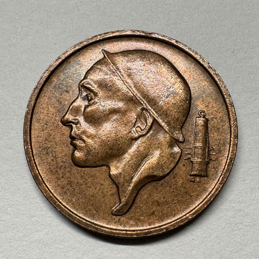 1962 Belgium 50 Centimes - Beautiful Coin - #B-054