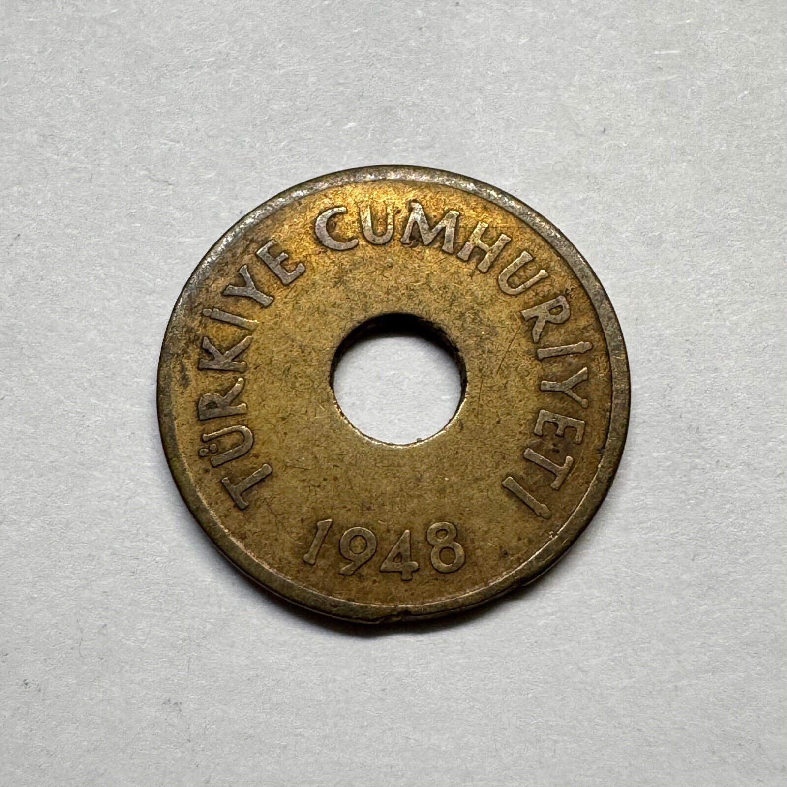 1948 Turkey 1 Kurus - Beautiful Coin - #B-013