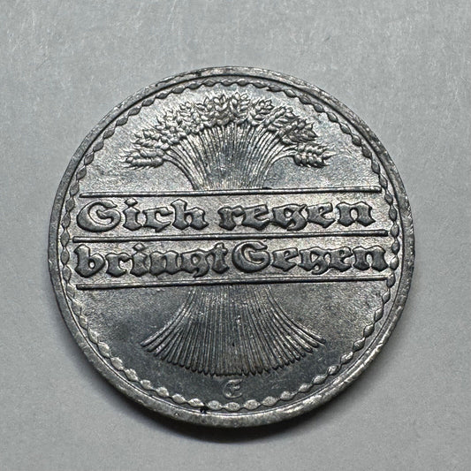 1920 Germany 50 Pfennig - Beautiful Coin - #B-004