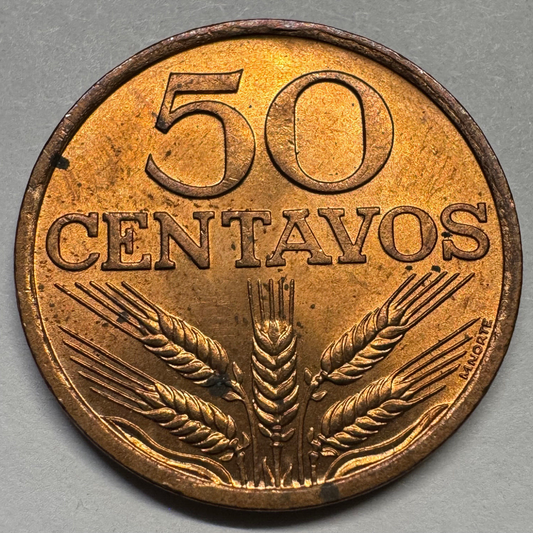 1978 Portugal 50 Centavos - Beautiful Coin - #A-082