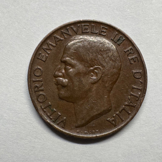 1925 Italy 5 Centesimi - Beautiful Coin - #B-020