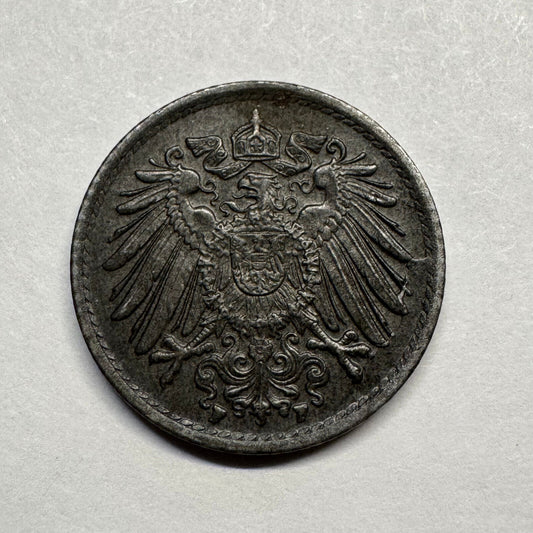1921 Germany 5 Pfennig - Beautiful Coin - #B-017
