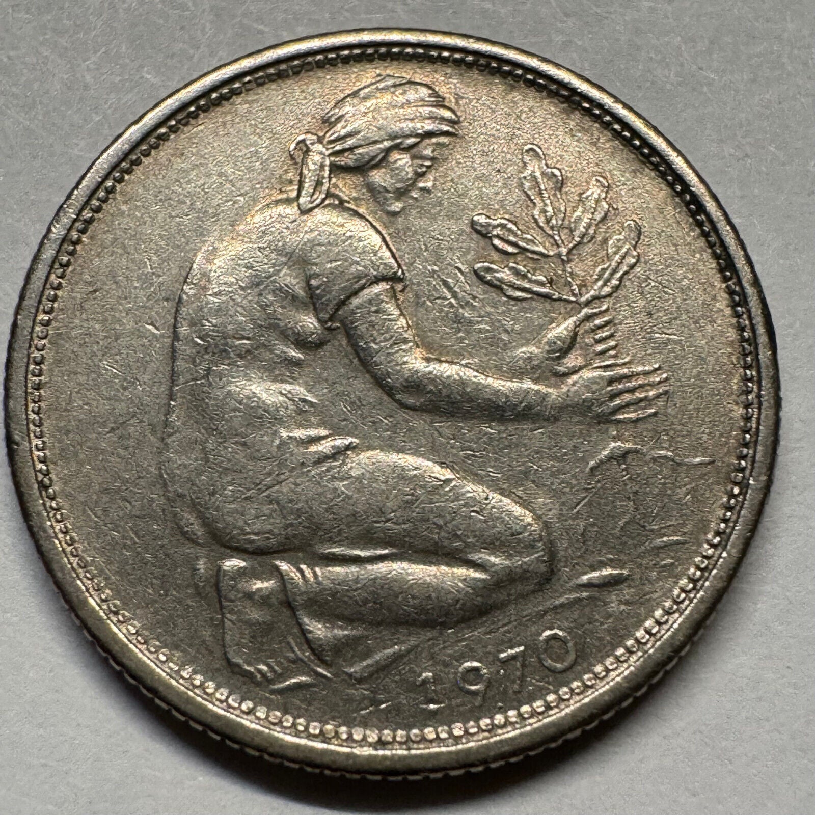1970 Germany 50 Pfennig - Beautiful Coin - #A-072