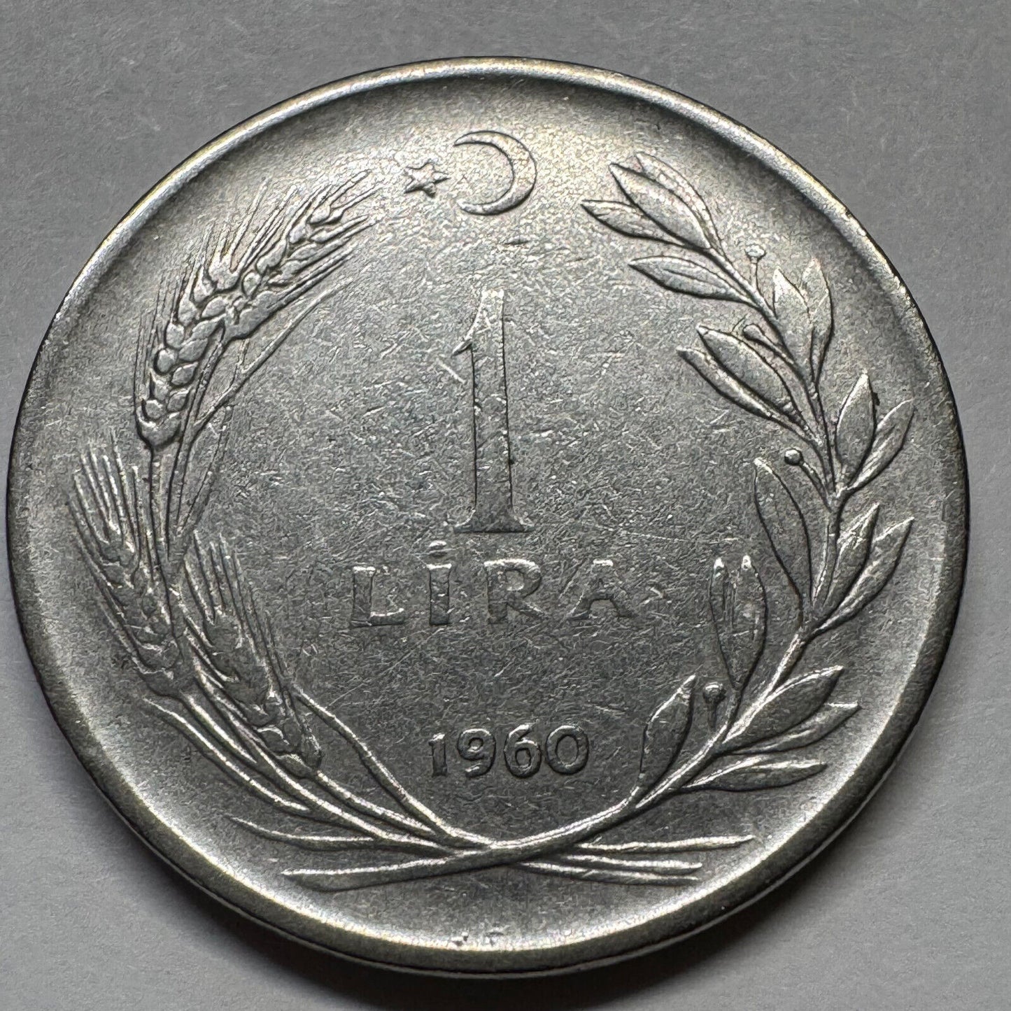 1960 Turkey 1 Lira - Beautiful Coin - #A-085