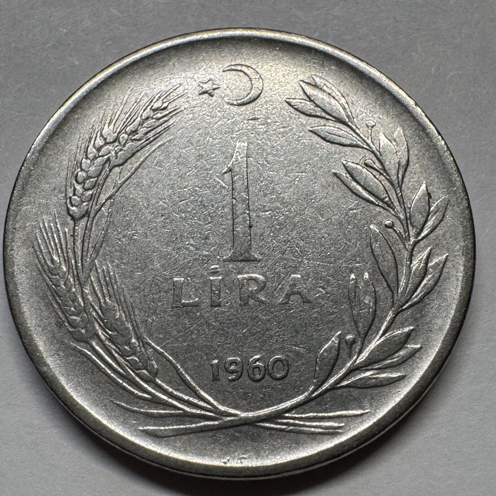 1960 Turkey 1 Lira - Beautiful Coin - #A-085