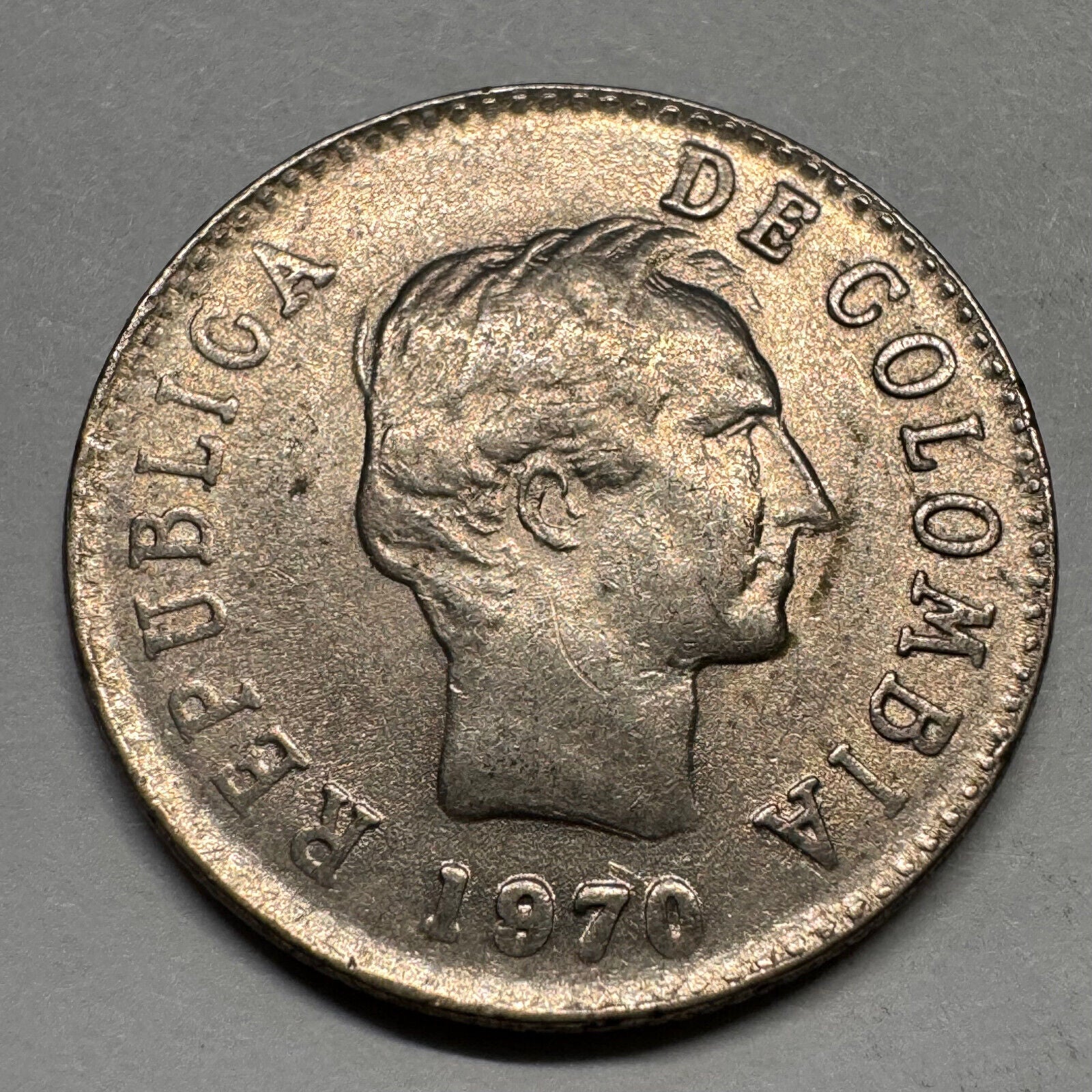 1970 Colombia 20 Centavos - Beautiful Coin - #A-048