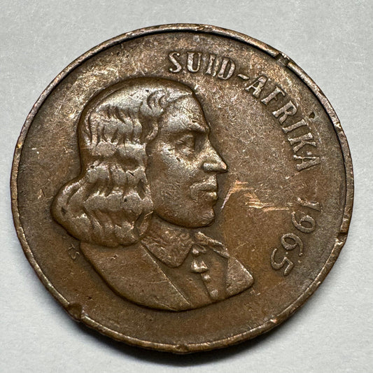 1965 South Africa 2 Cents - Beautiful Coin - #A-009