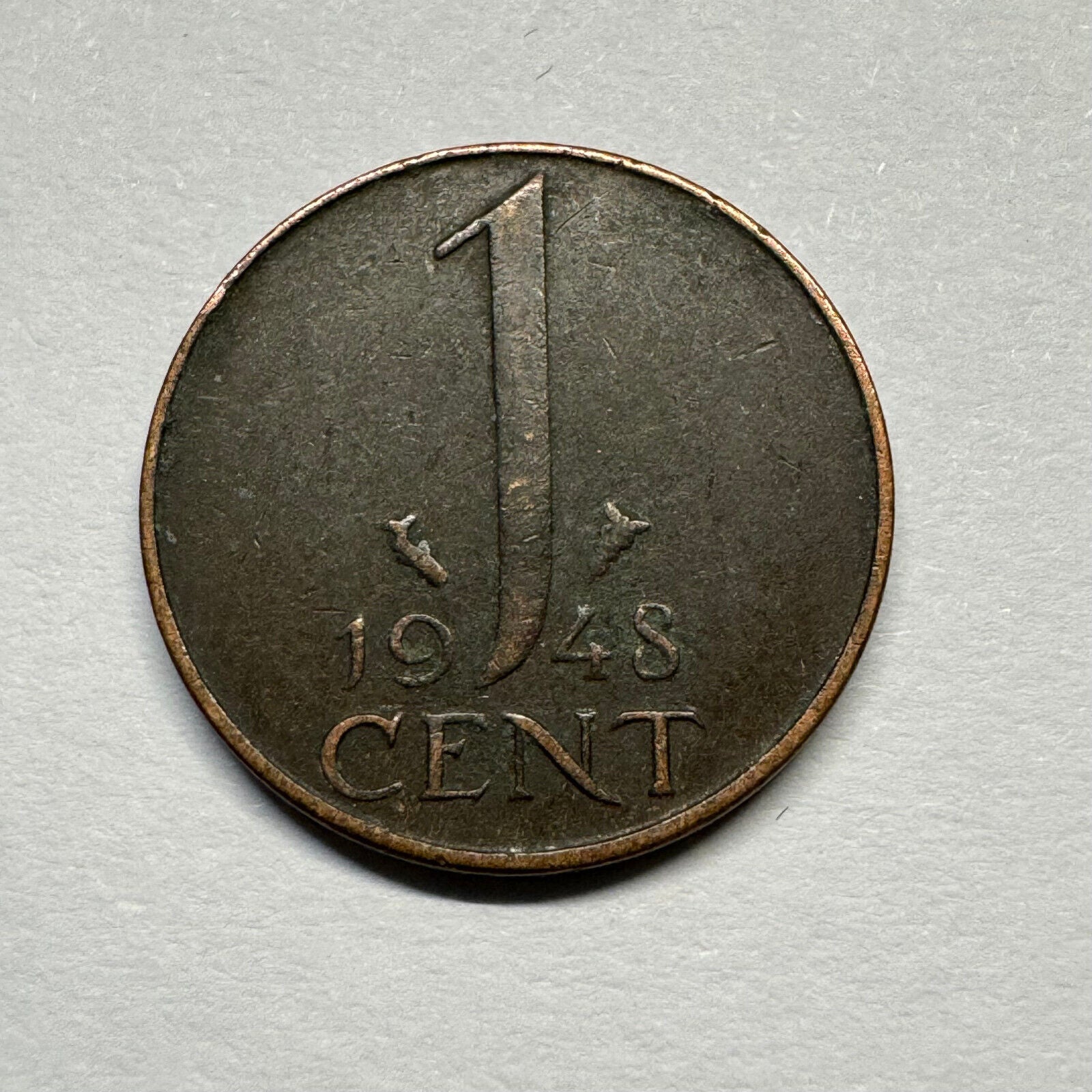 1948 Netherlands 1 Cent - Beautiful Coin - #A-003
