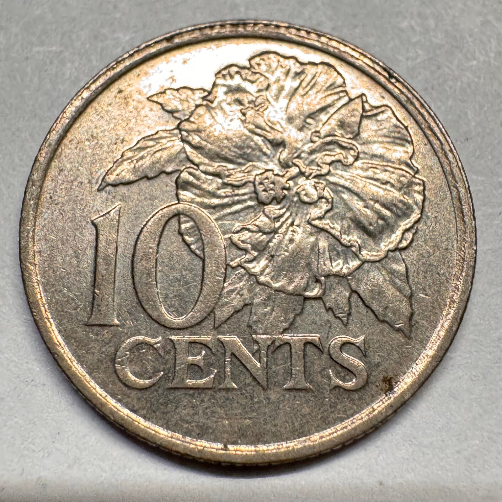 1990 Trinidad 10 Cents - Beautiful Coin - #A-057