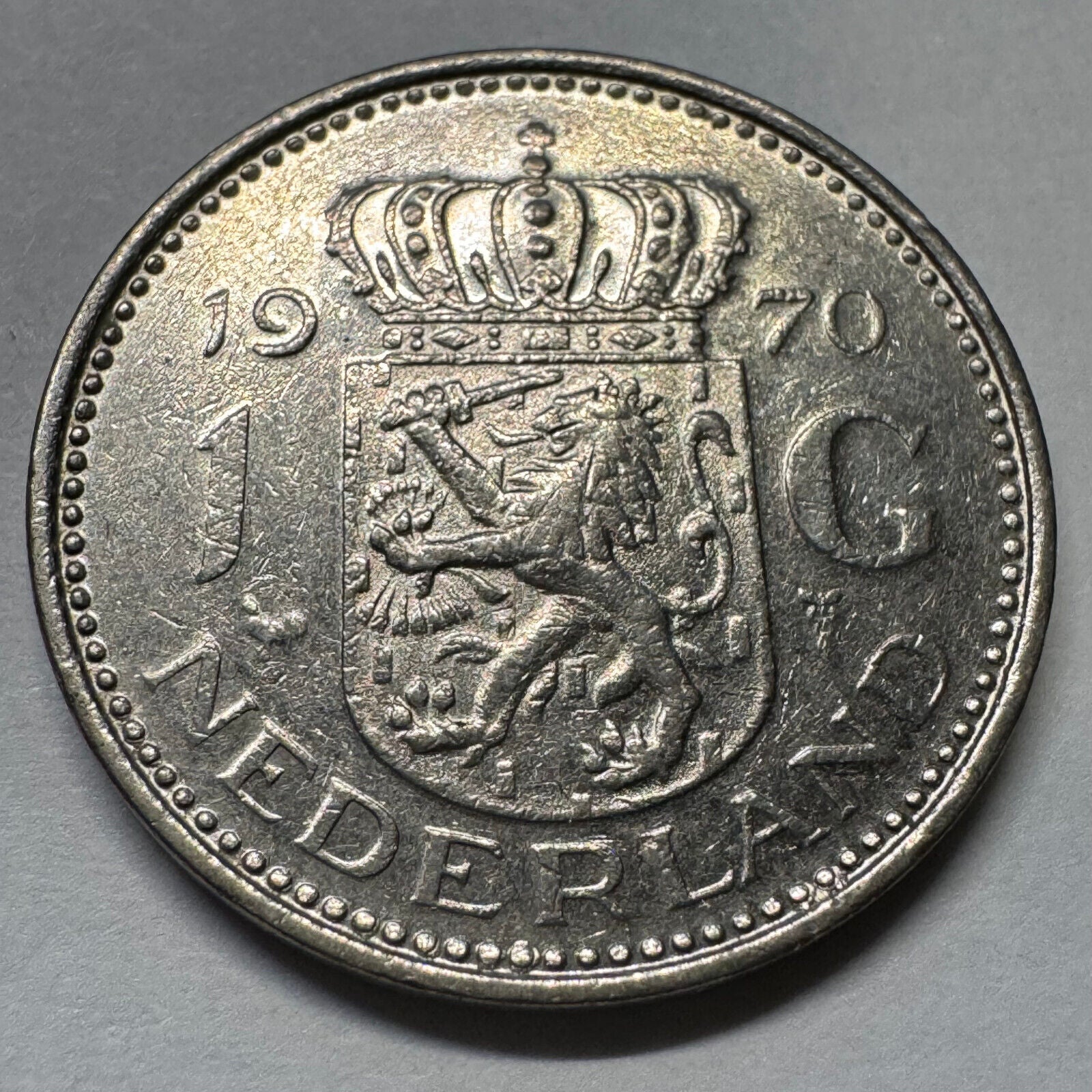 1970 Netherlands 1 Gulden - Beautiful Coin - #A-091