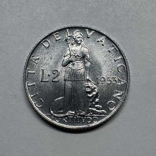 1953 Vatican City 2 Lire - Beautiful Coin - #B-035