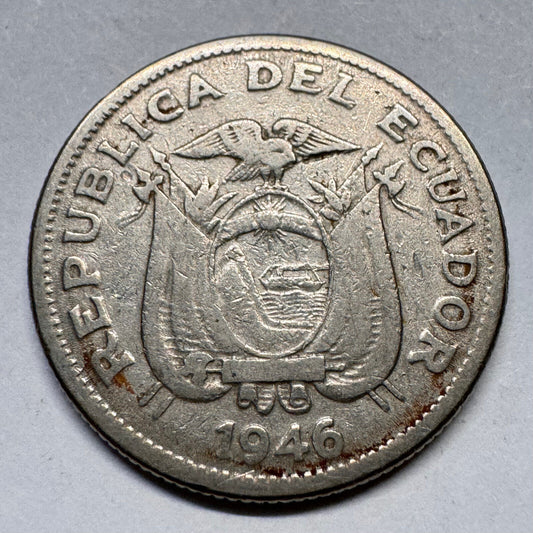 1946 Ecuador 1 Sucre - Beautiful Coin - #A-035