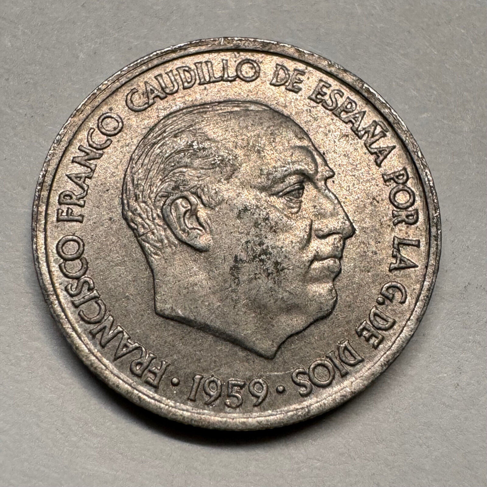 1959 Spain 10 Centimos - Beautiful Coin - #A-034