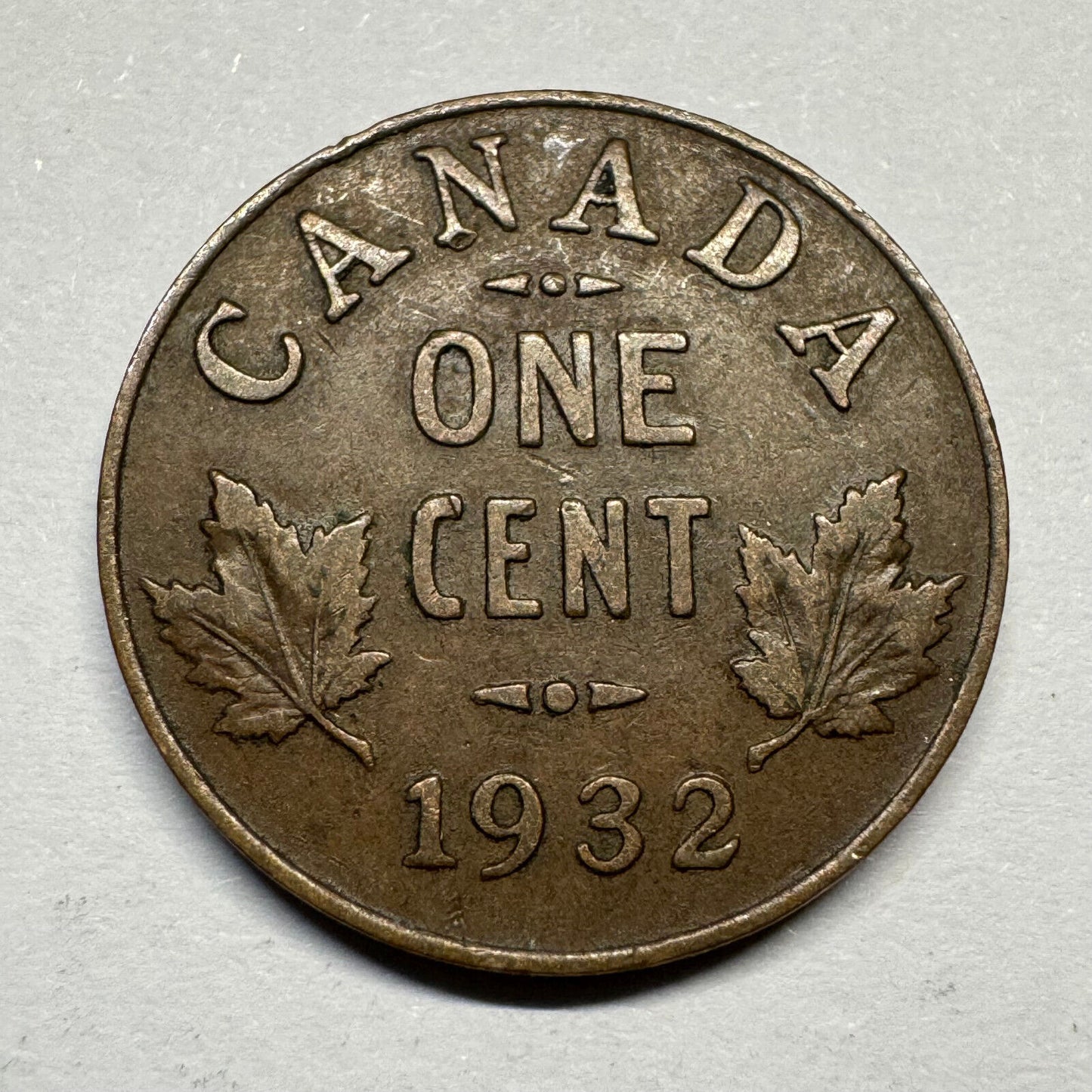 1932 Canada 1 Cent Penny - Beautiful Coin - #A-011