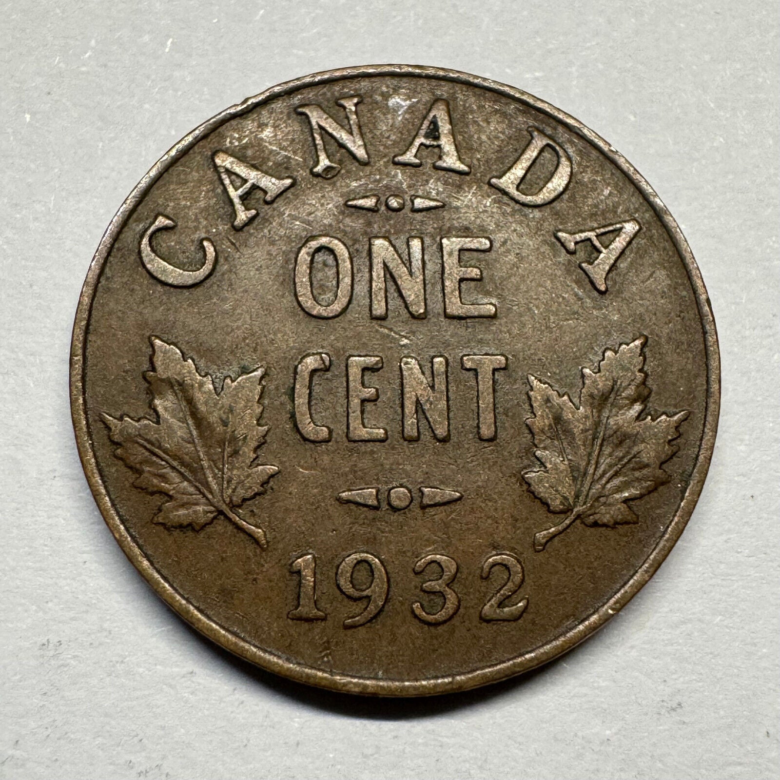 1932 Canada 1 Cent Penny - Beautiful Coin - #A-011