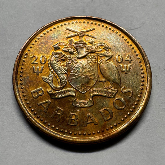 2004 Barbados 5 Cents - Beautiful Coin - #A-012
