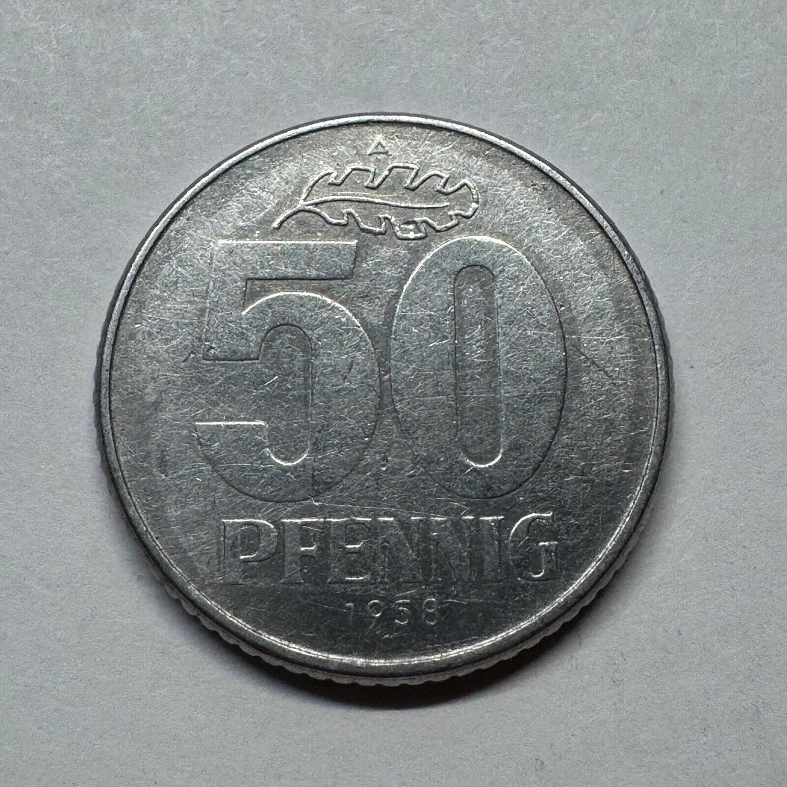 1958 Germany 50 Pfennig - Beautiful Coin - #B-017