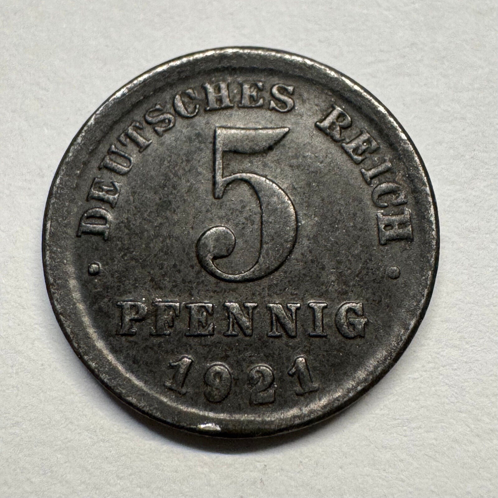 1921 Germany 5 Pfennig - Beautiful Coin - #B-057