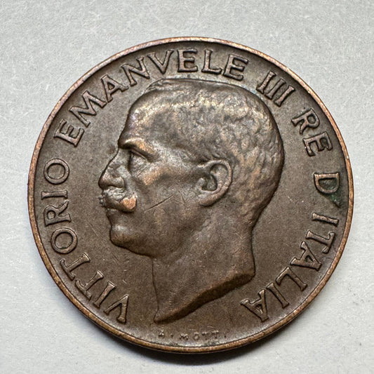 1933 Italy 5 Centimes - Beautiful Coin - #A-082