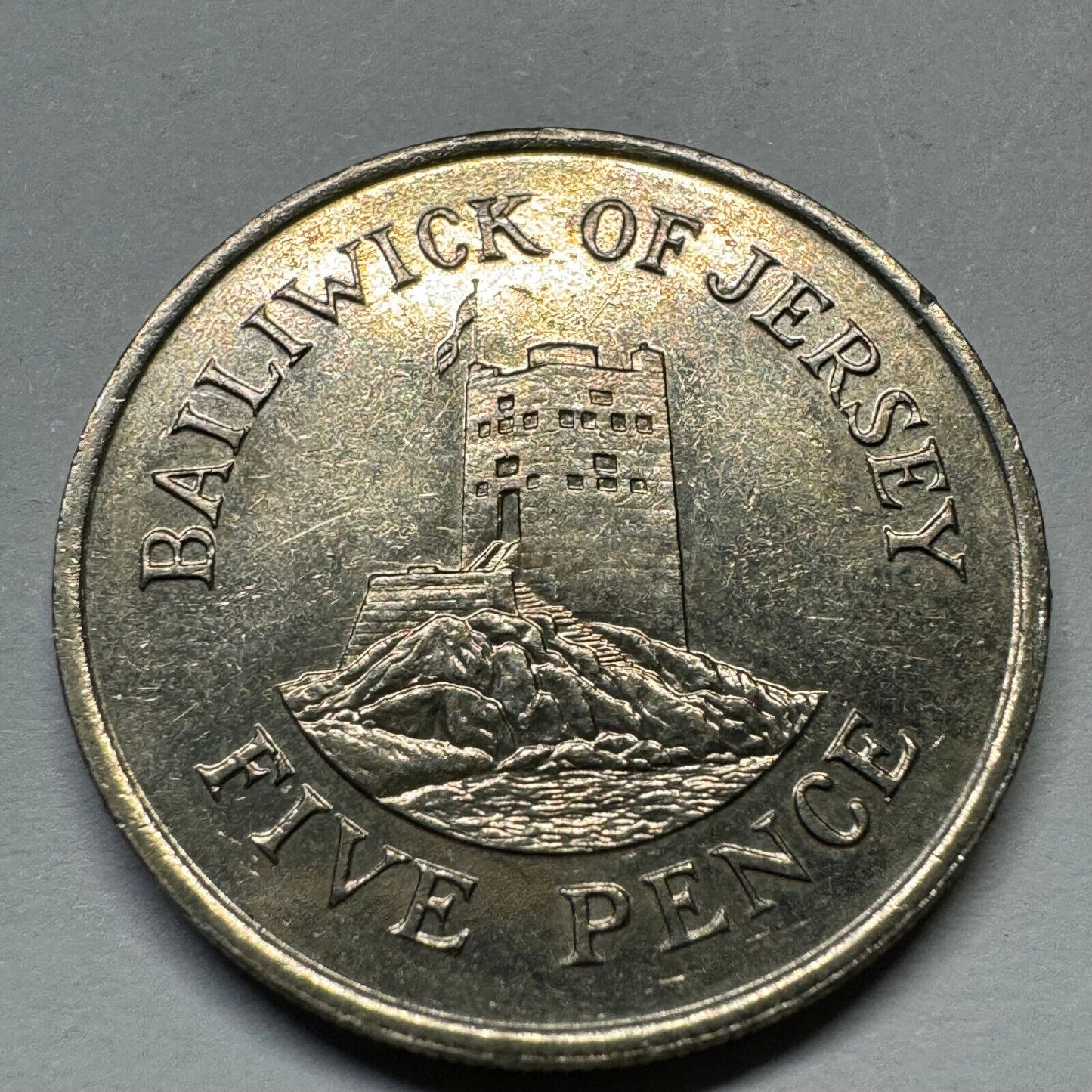 1984 Jersey 5 Pence - UK - Beautiful Coin - #A-008