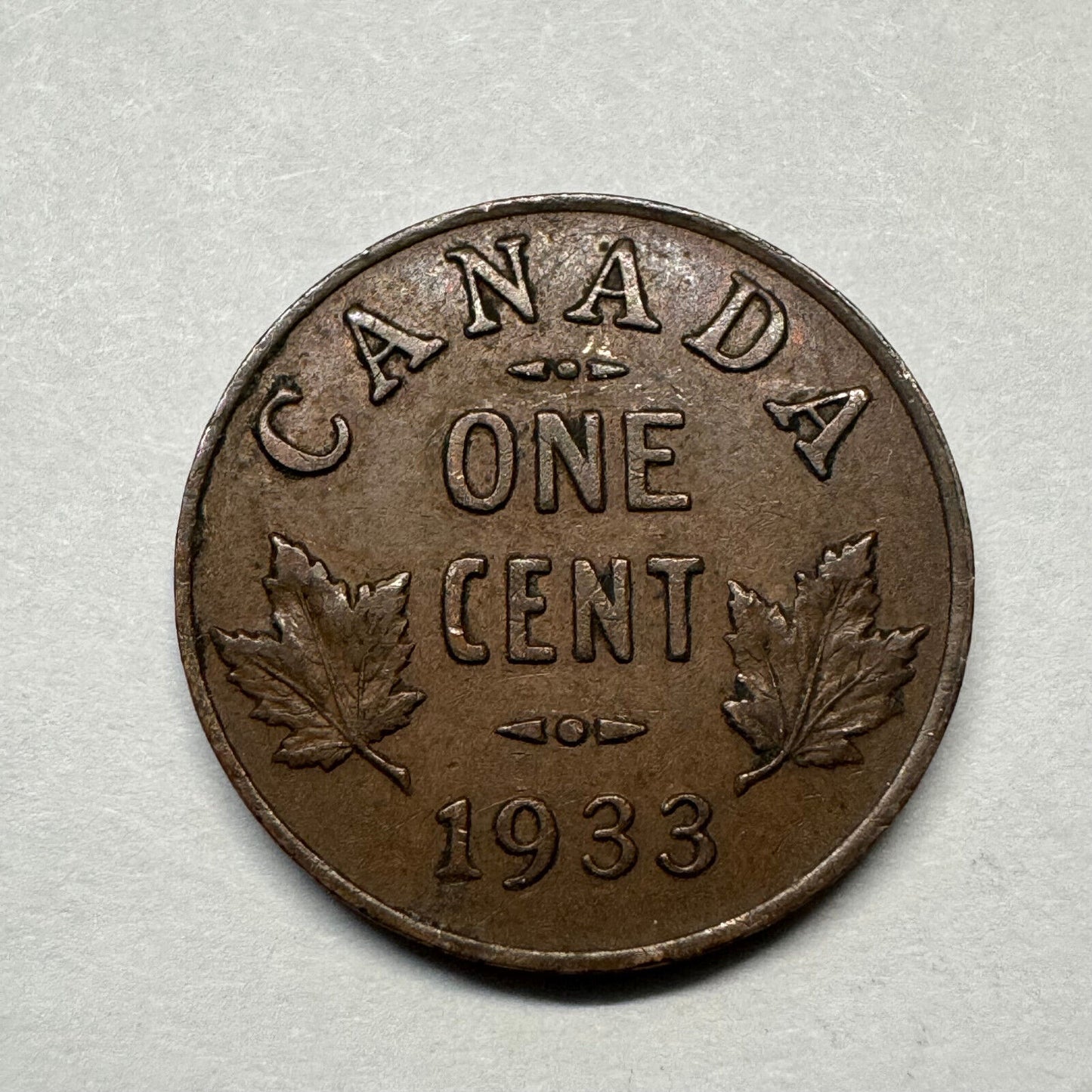 1933 Canada 1 Cent - Beautiful Coin - #A-005