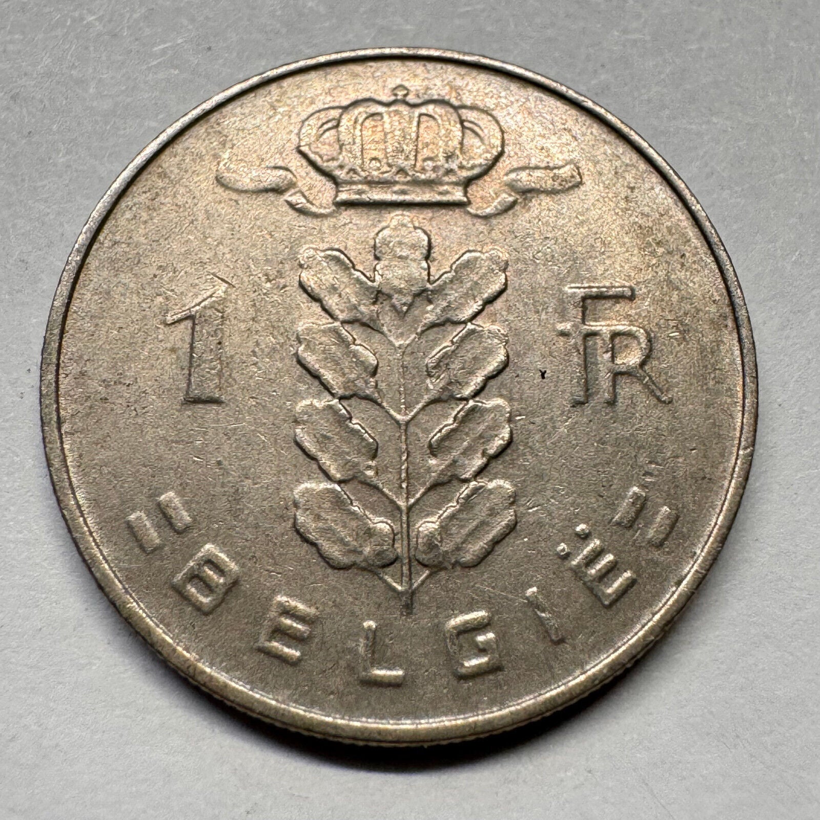 1969 Belgium 1 Franc - Beautiful Coin - #A-053