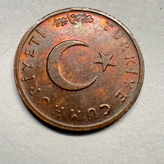 1970 Turkey 1 Kurus - Beautiful Coin - #A-032