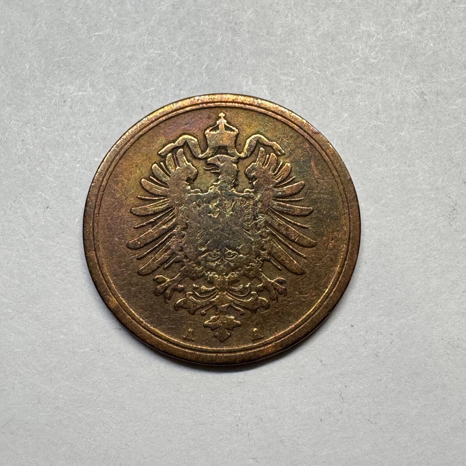 1887 Germany 1 Pfennig - Beautiful Coin - #B-010