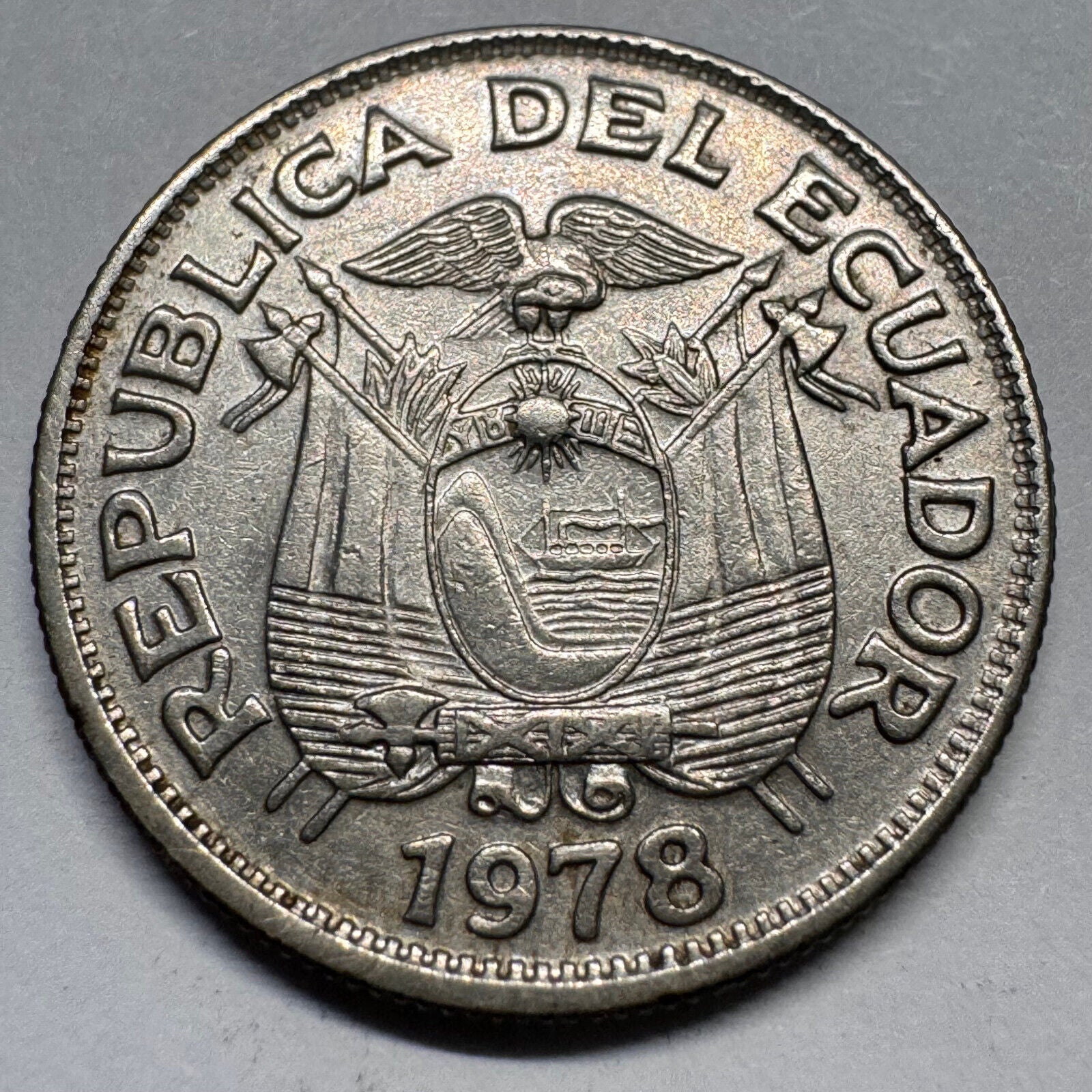 1978 Ecuador 1 Sucre - Beautiful Coin - #A-048
