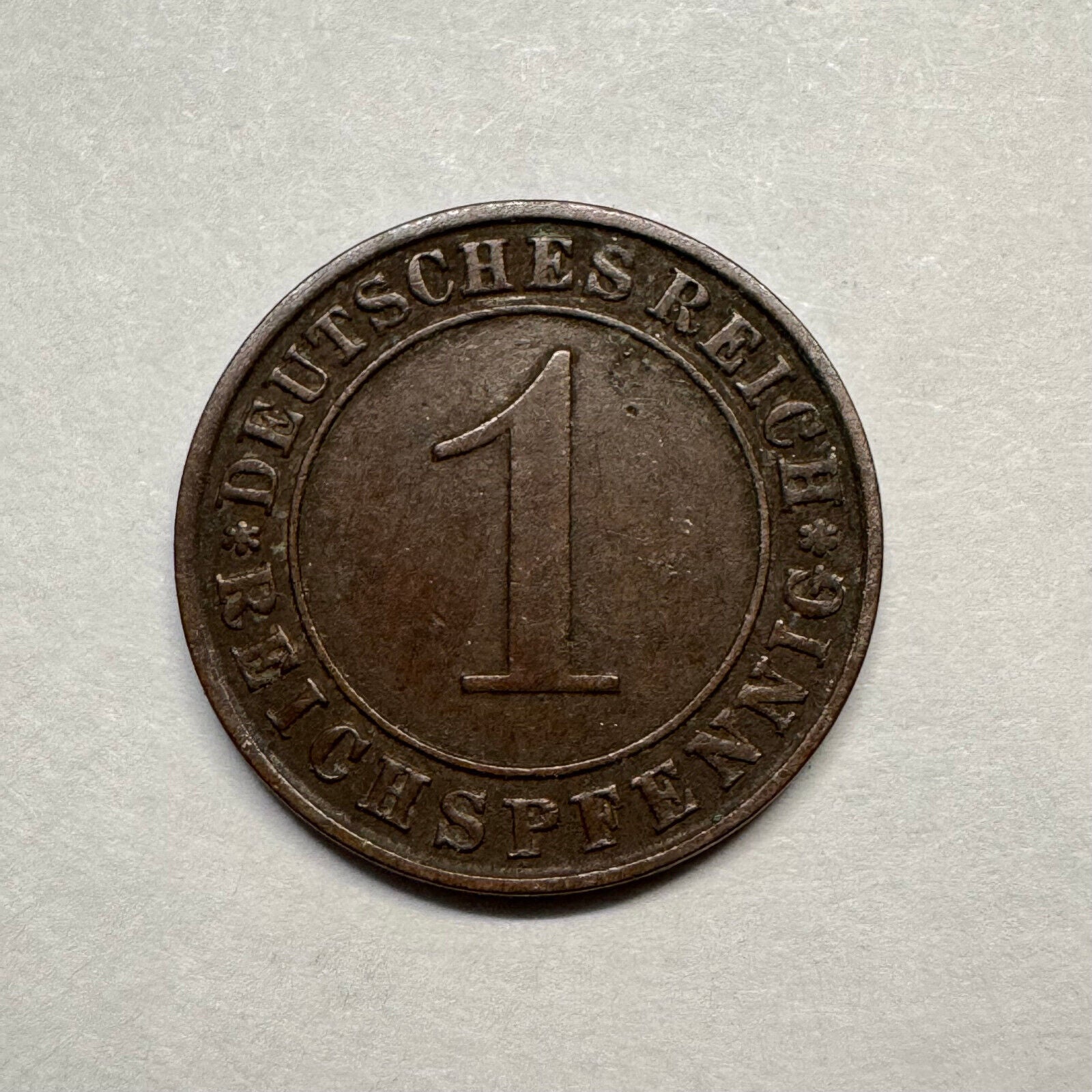 1931 Germany 1 Reichspfennig - Beautiful Coin - #B-016