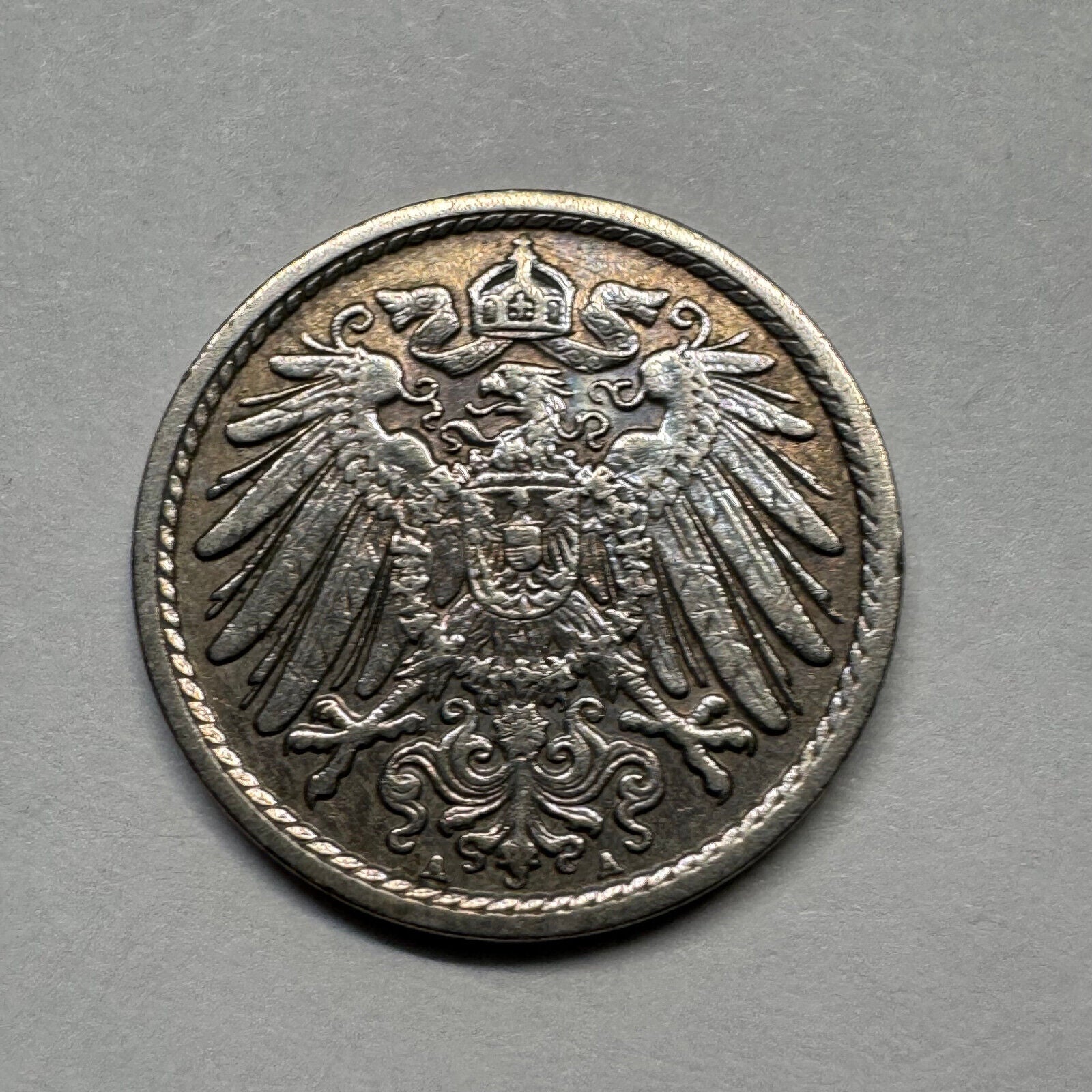 1911 Germany 5 Pfennig - Beautiful Coin - #B-011