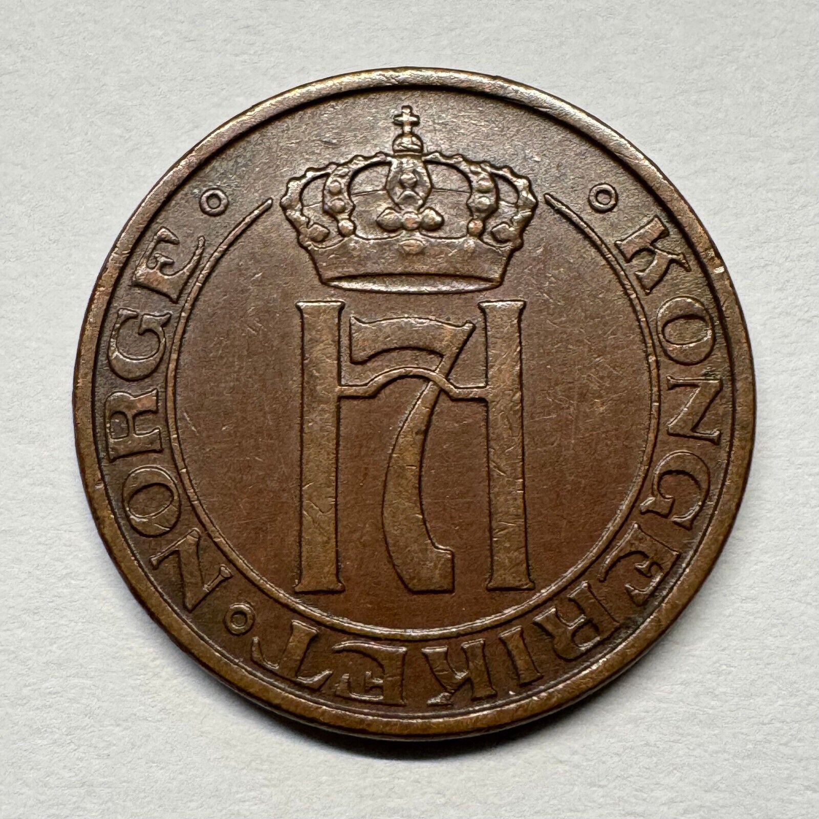 1949 Norway 2 Ore - Beautiful Coin - #B-057