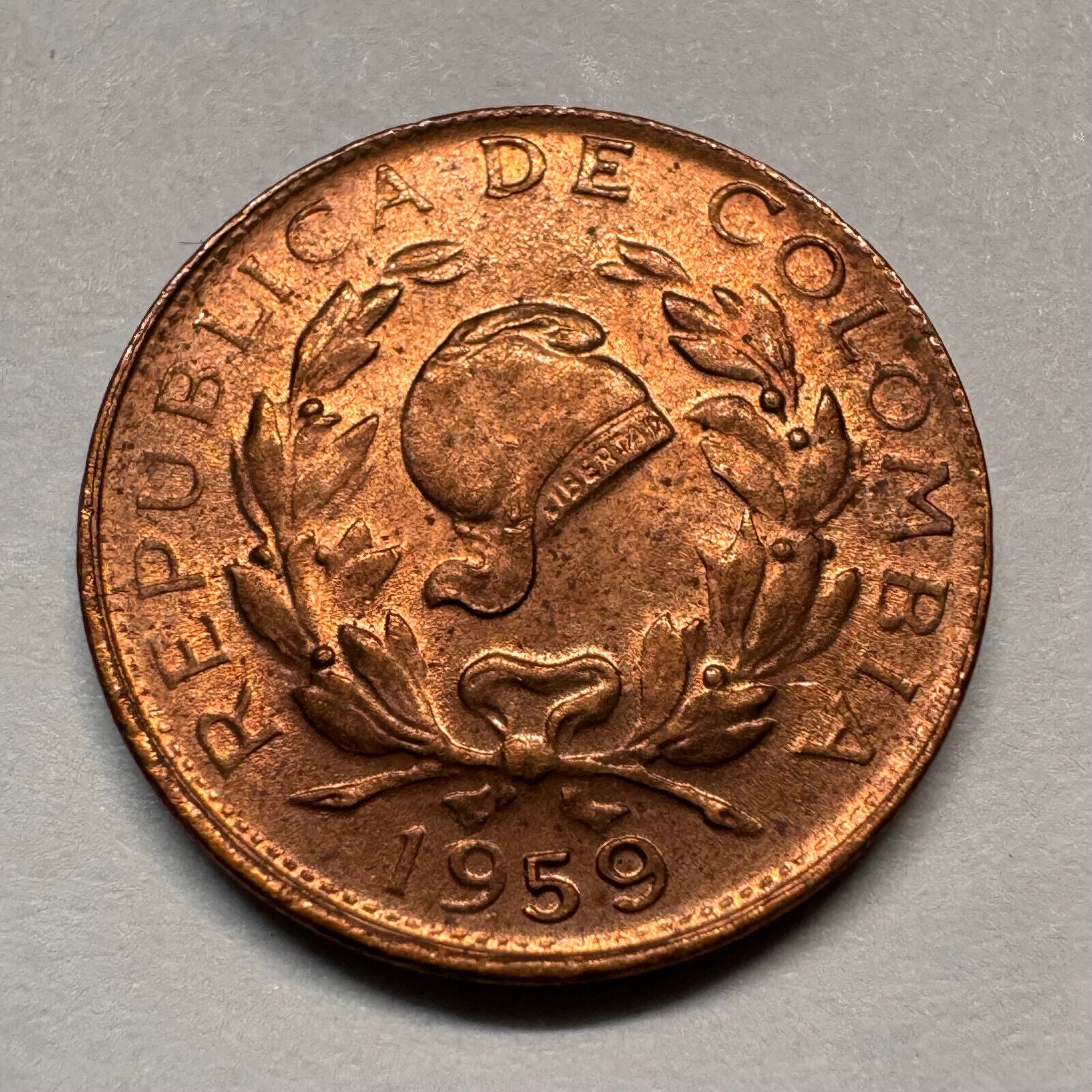 1959 Colombia 1 Centavo - Beautiful Coin - #A-041