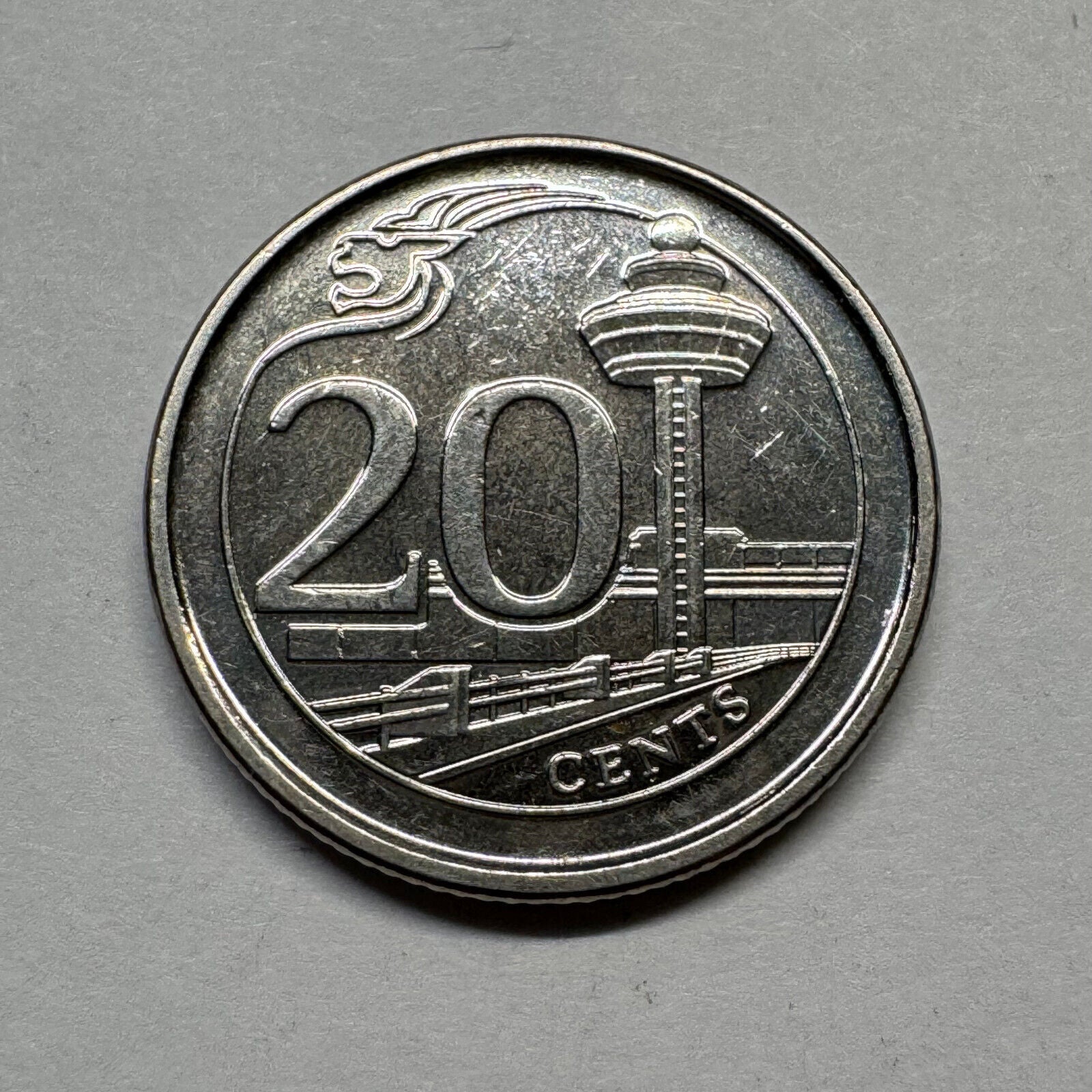 2013 Singapore 20 Cents - Beautiful Coin - #B-013
