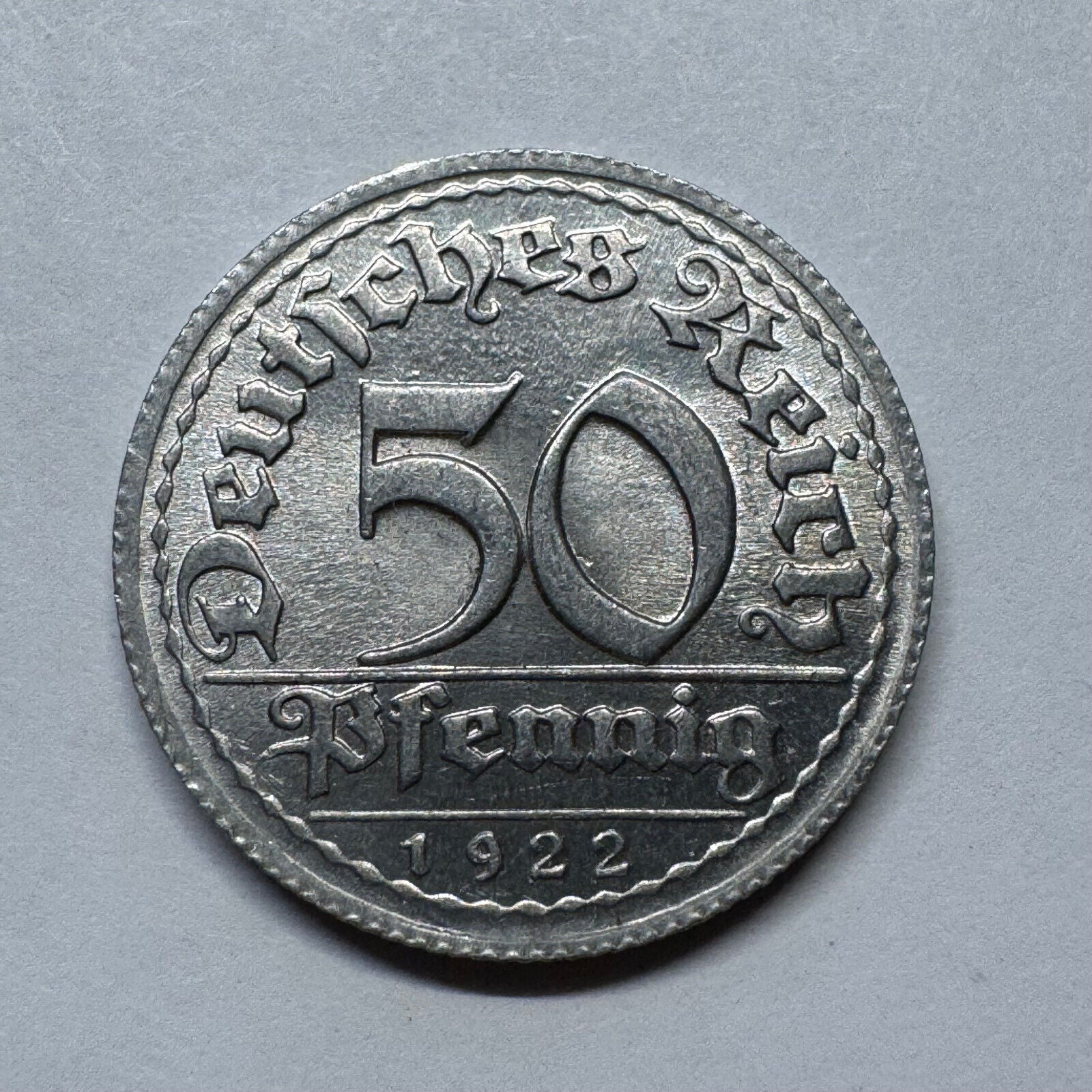 1922 Germany 50 Pfennig - Beautiful Coin - #B-017
