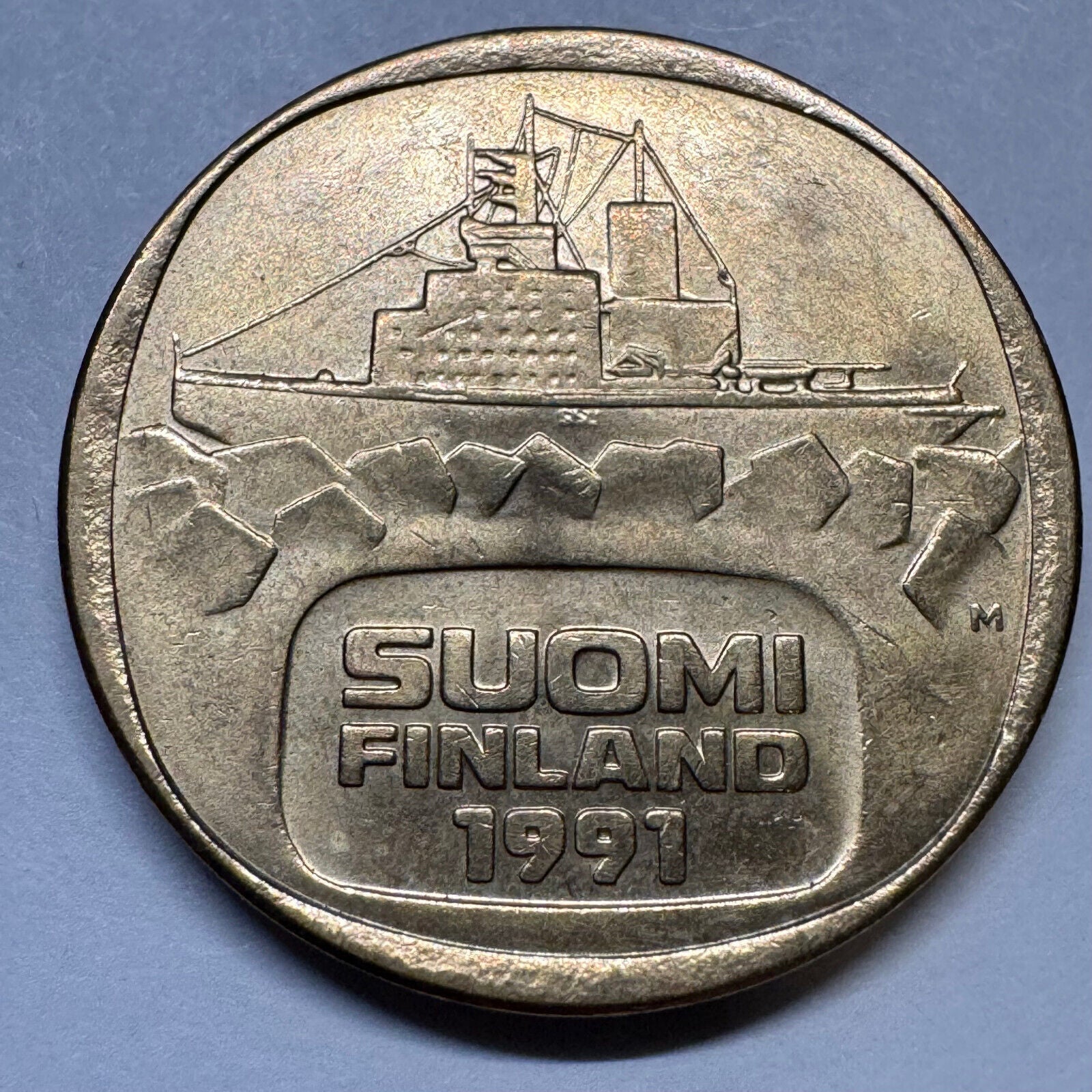 1991 Finland 5 Markka - Beautiful Coin - #A-078