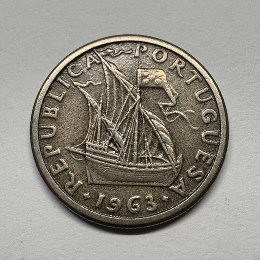 1963 Portugal 2.50 Escudos - Beautiful Coin - #B-057