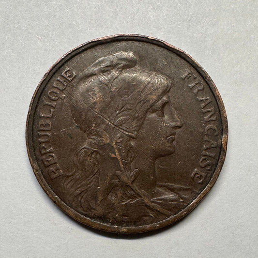 1917 France 5 Centimes - Beautiful Coin - #B-034