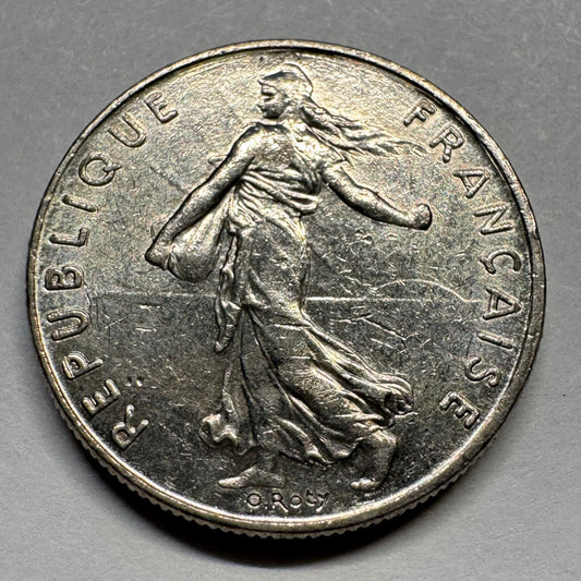 1993 France 1/2 Franc - Beautiful Coin - #A-077