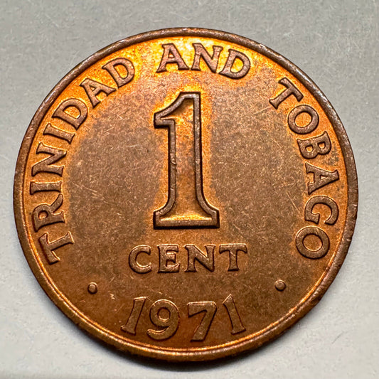 1971 Trinidad 1 Cent - Beautiful Coin - #A-029