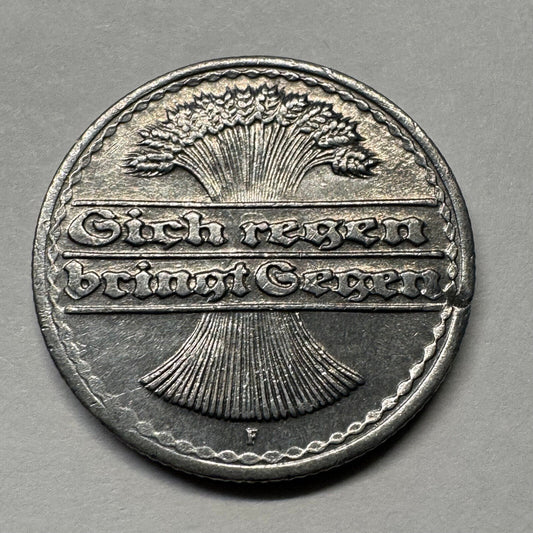 1921 Germany 50 Pfennig - Beautiful Coin - #B-037