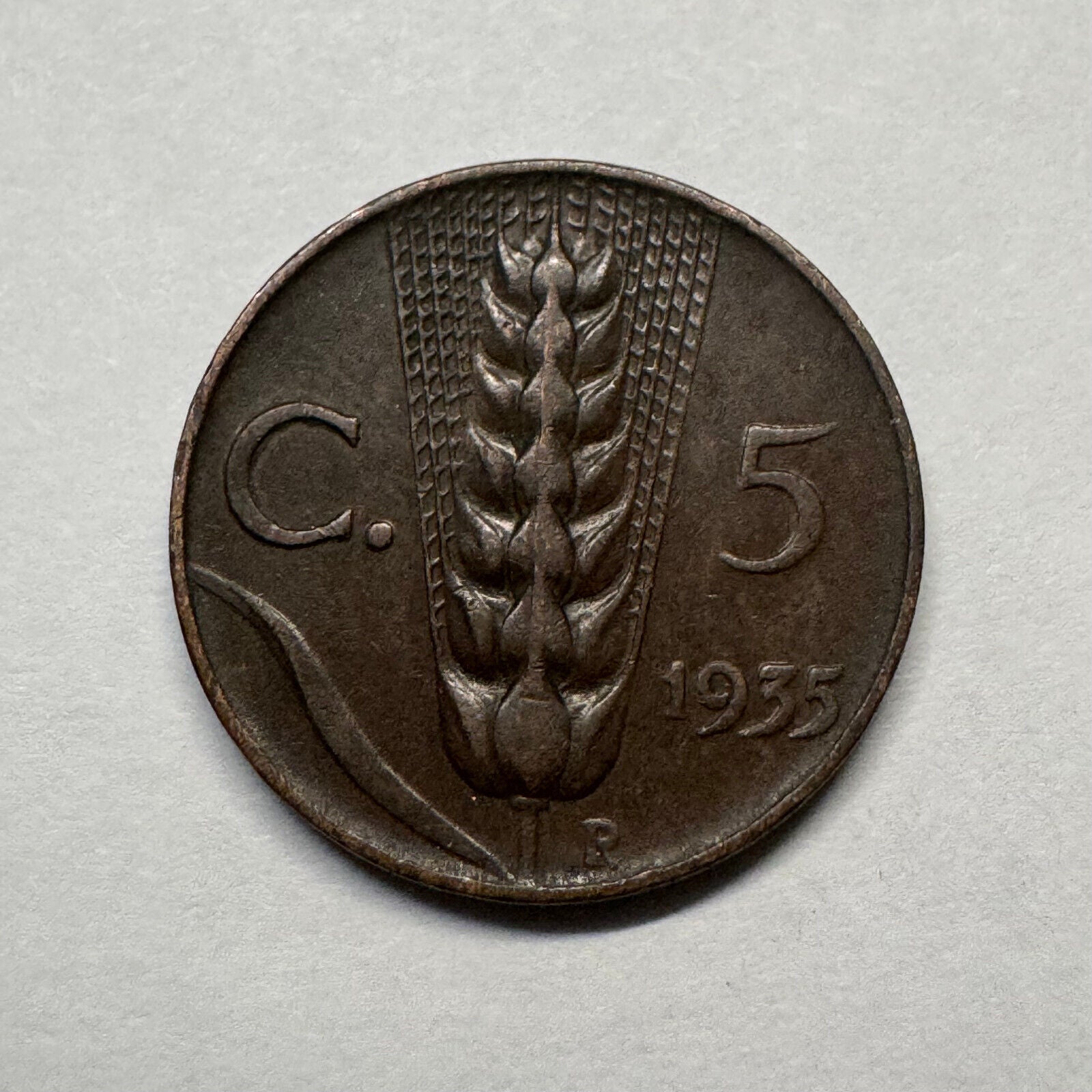 1935 Italy 5 Centesimi - Beautiful Coin - #B-023