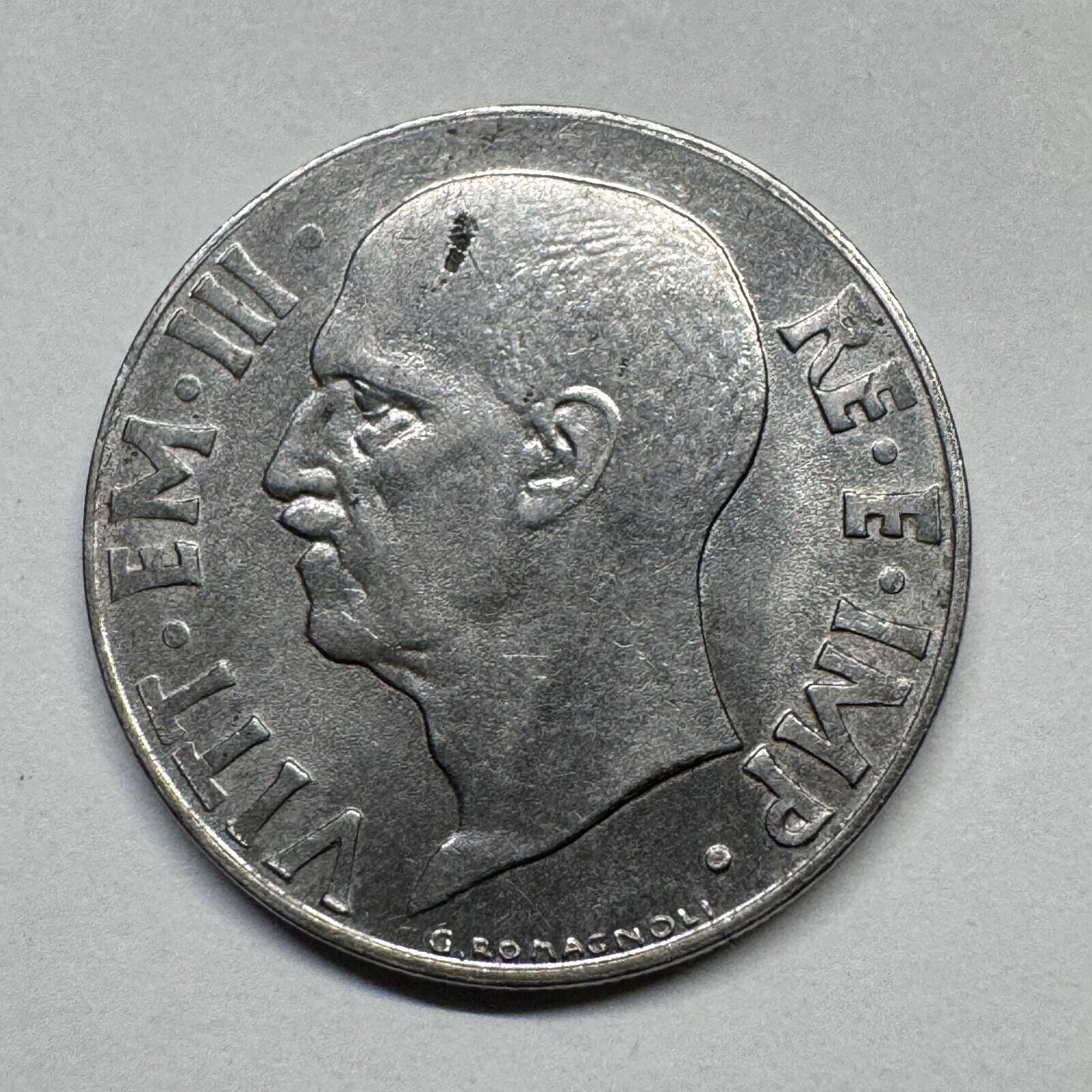 1943 Italy 20 Centesimi - Beautiful Coin - #B-060